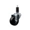 Service Caster 3'' SS Phenolic Wheel Swivel 1-1/4'' Expanding Stem Caster SCC-SSEX20S314-PHS-114 - alternate 1